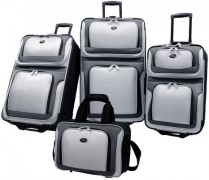 US Traveler New Yorker 4 Piece Luggage Set Expandable